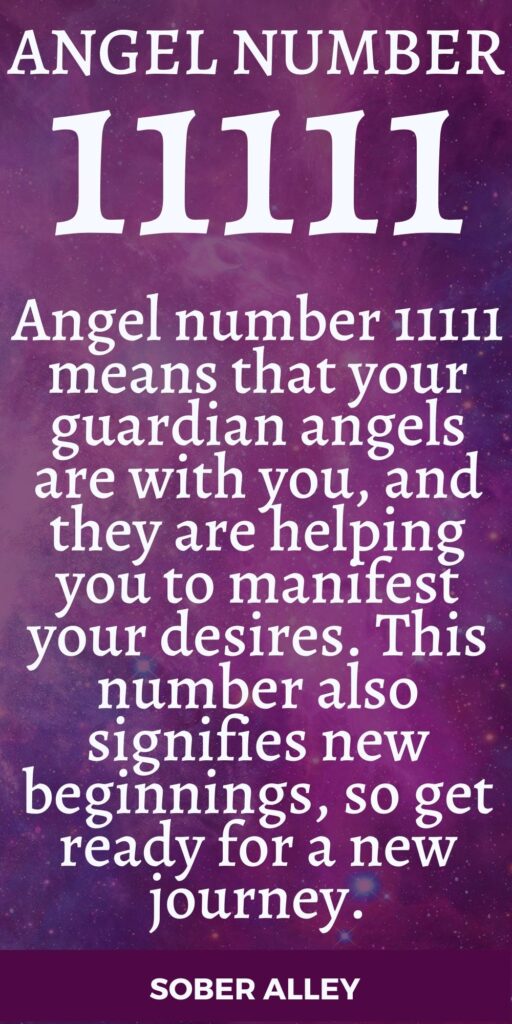 What does angel number 11111 mean for manifestation?