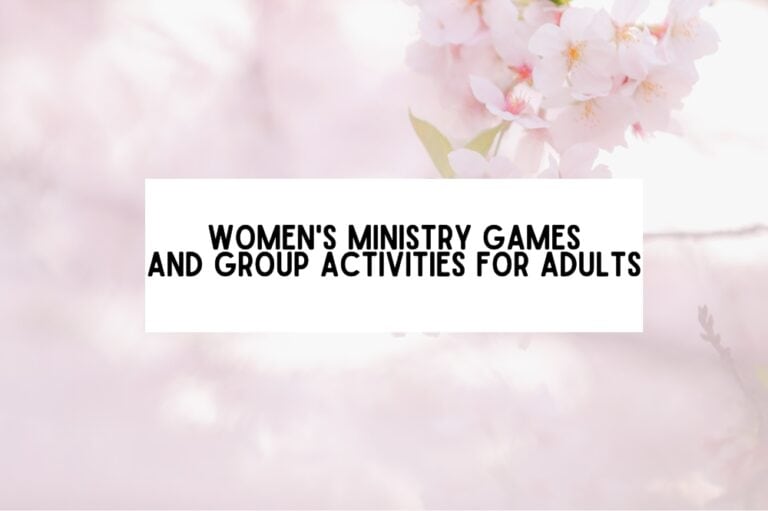 17 Women's Ministry Games And Group Activities For Adults