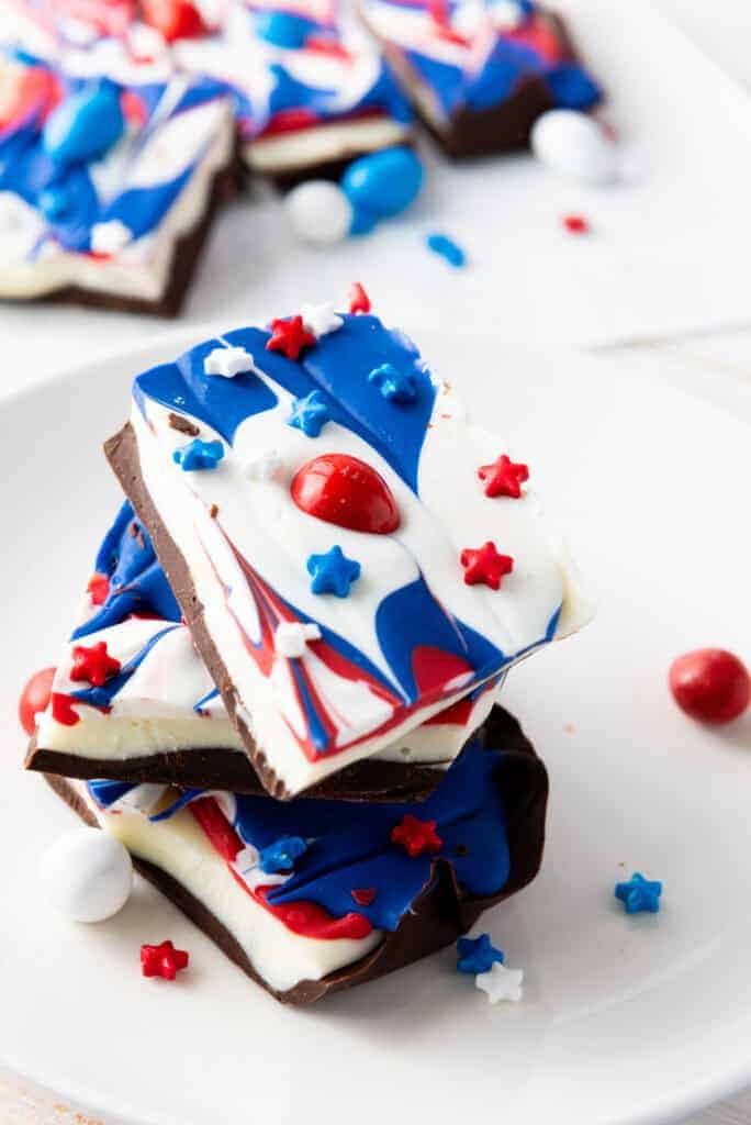 4th of july chocolate bark recipe