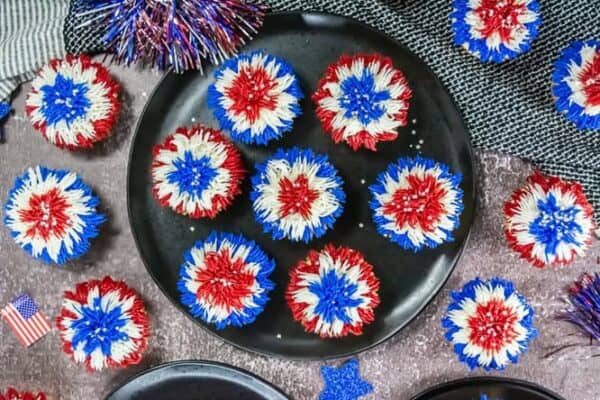 4th of july cupcakes