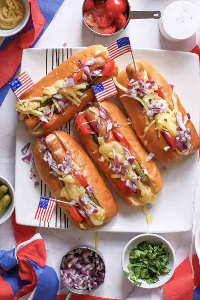 4th of july hot dog recipe