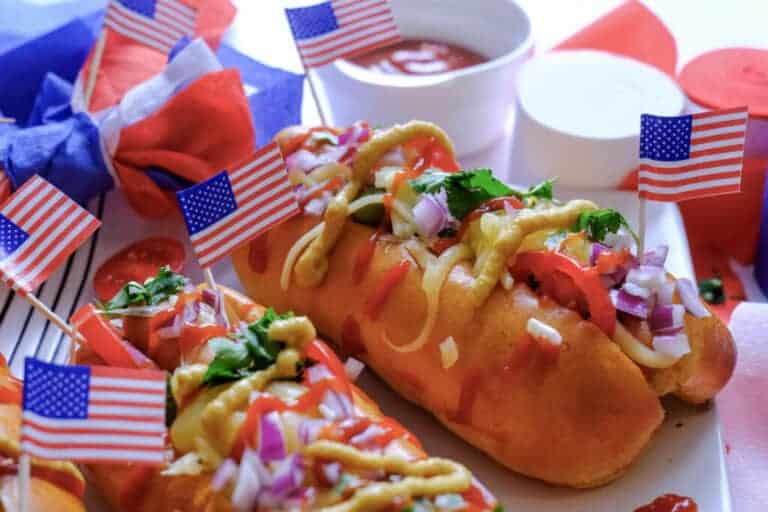 4th of july hot dogs