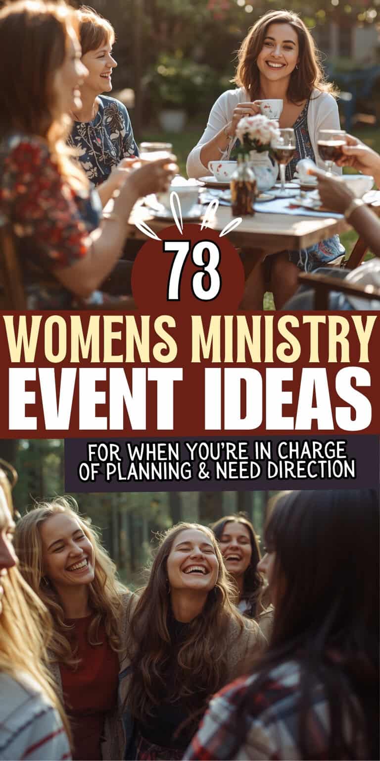 73 Women's Ministry Event Ideas For When You're Planning and Need Direction
