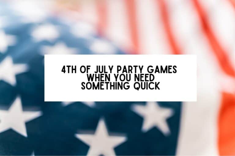 Easy 4th Of July Party Games When You Need Something Quick