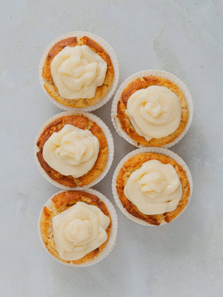 Fluffy Coconut Almond Muffins