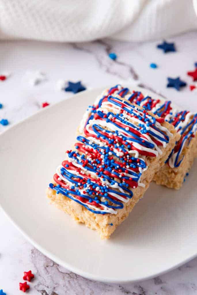 4th of July Rice Krispie Treats