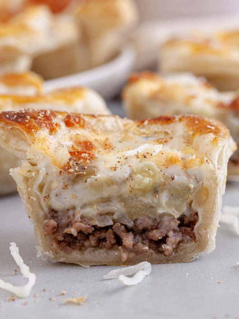 Savory Mincemeat Puff Muffins