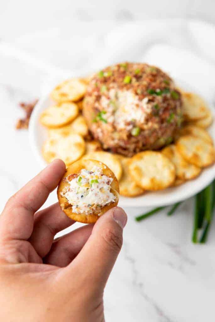 Savory Pecan Bacon Cheeseball