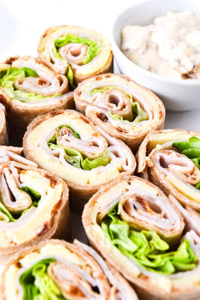 Sun-Dried Tomato Turkey Pinwheels