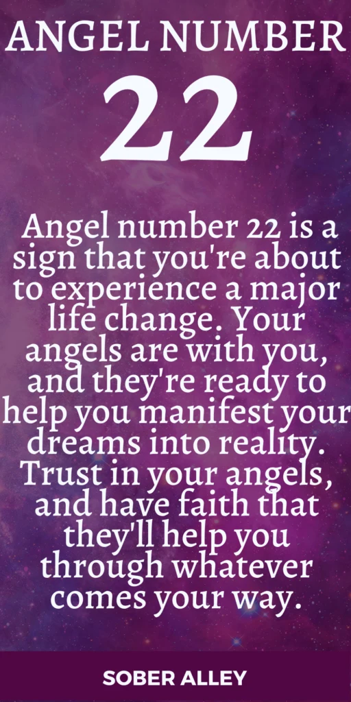 What does angel number 22 mean for the law of attraction, manifestation and spirituality?