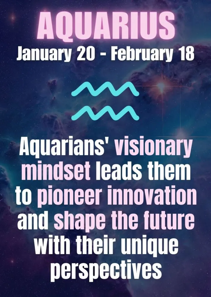 aquarius zodiac sign as things