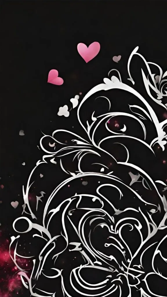 black valentines day backgrounds