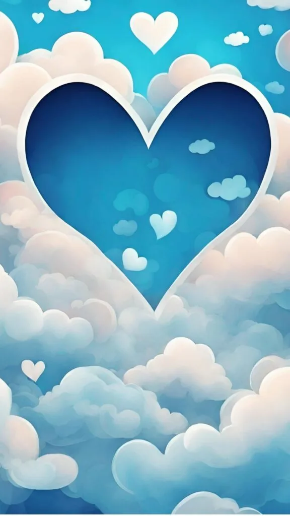 blue valentines day background