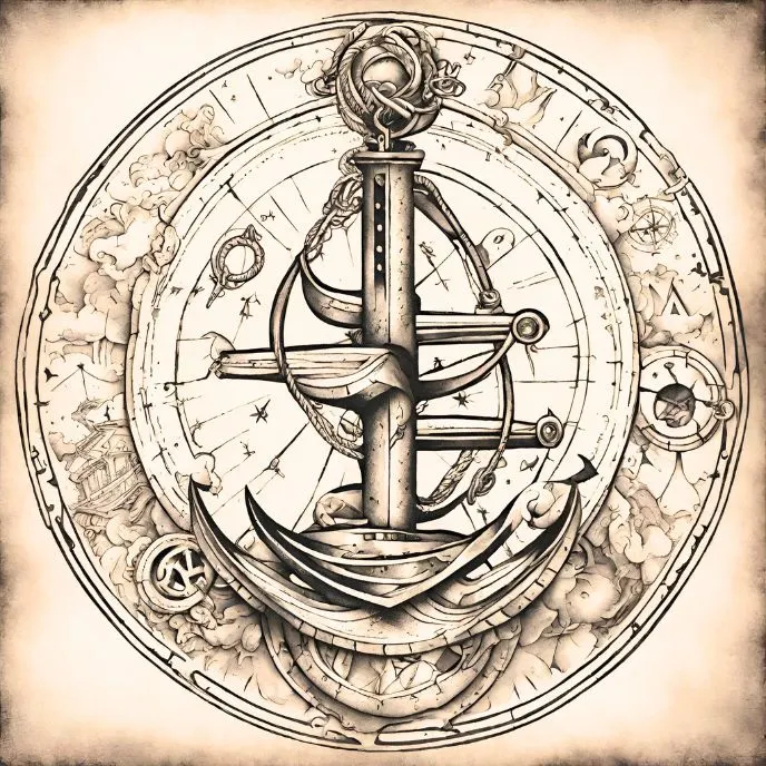 capricorn anchor tattoo