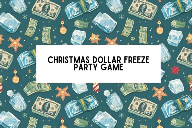 christmas dollar freeze party game