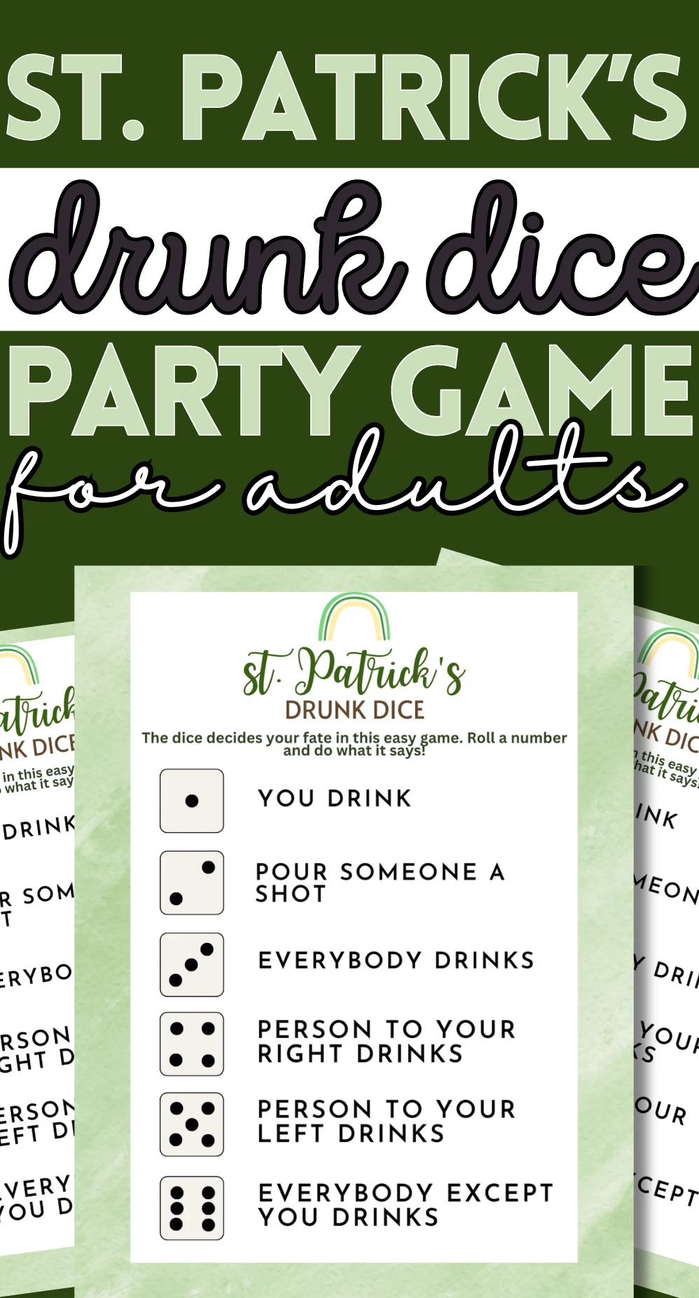 drunk dice party game