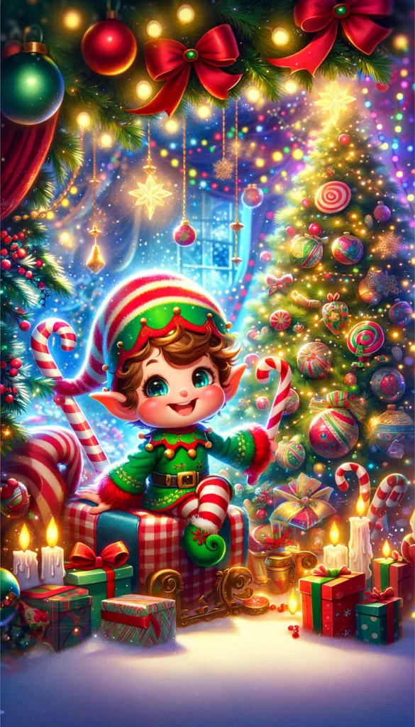 elf cute christmas wallpaper