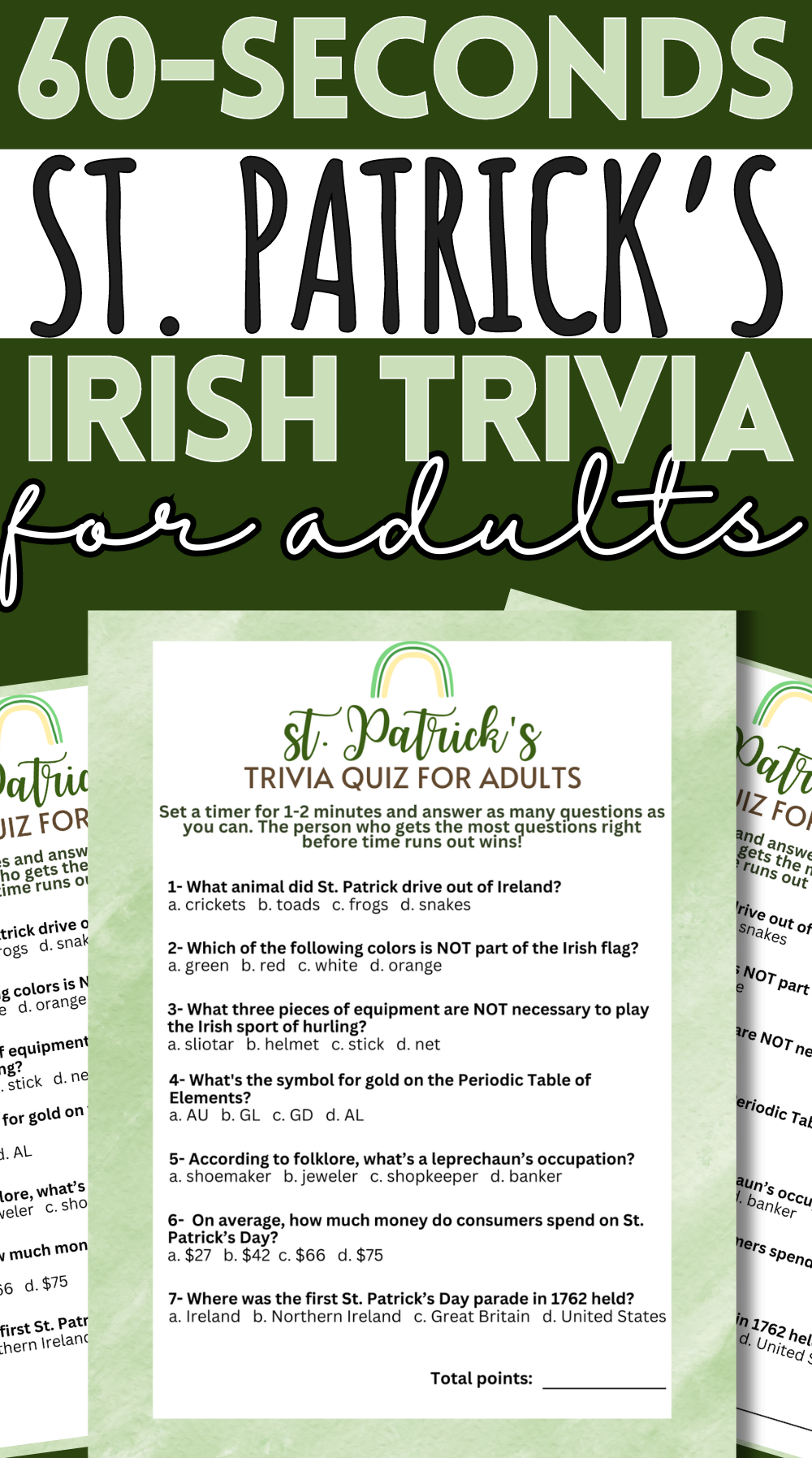 irish trivia game for adults
