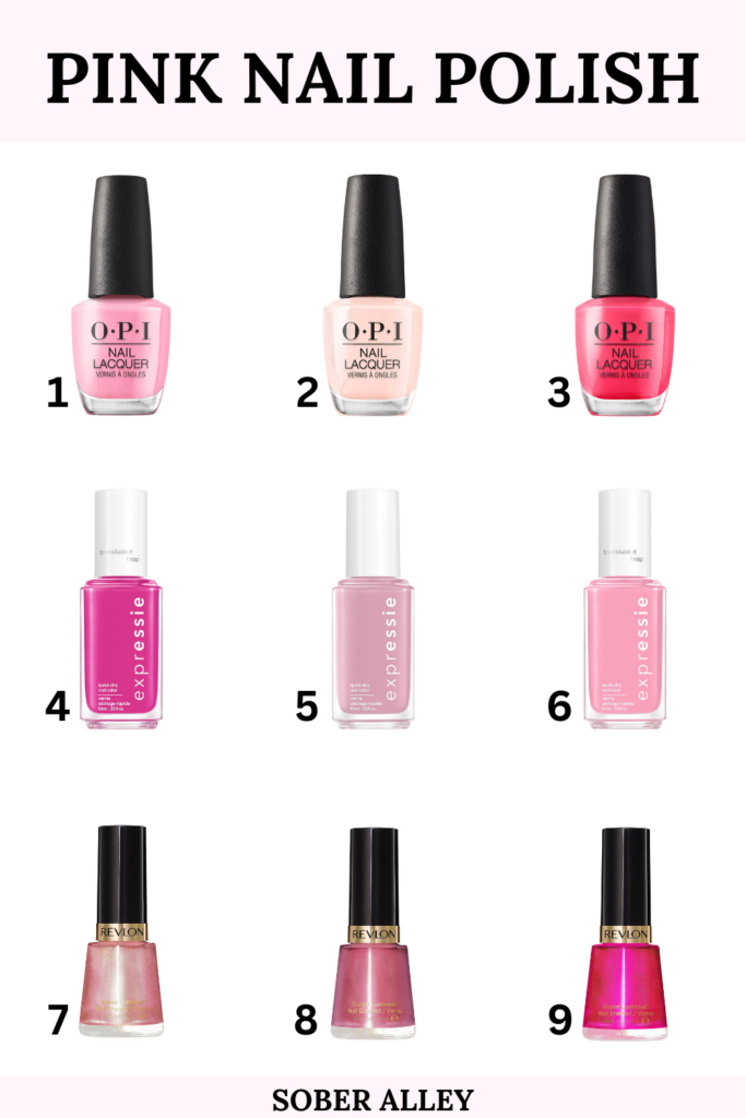 pink nail polish ideas for valentine's day nails