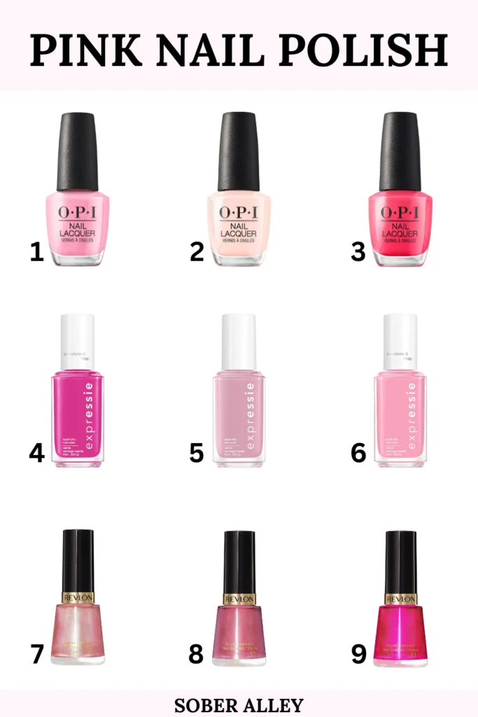 pink nail polish ideas for valentine's day nails