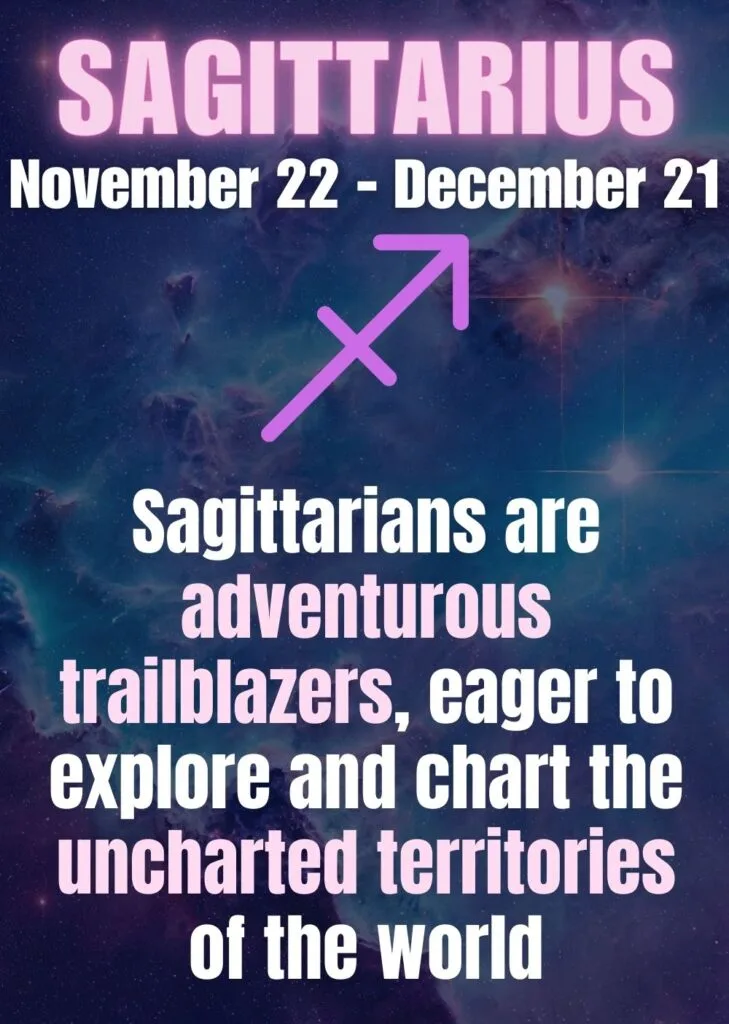 sagittarius zodiac sign as things