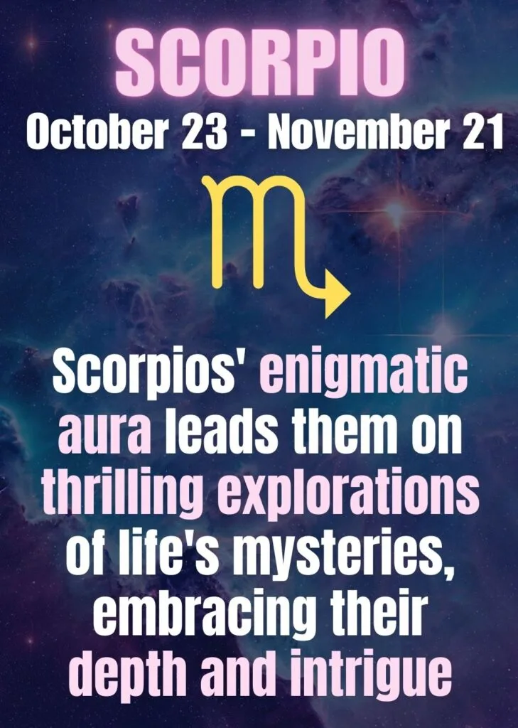 scorpio zodiac sign as things