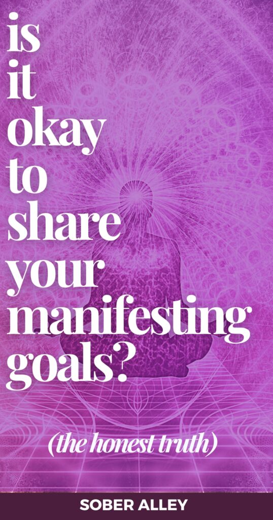 Is it okay to share your manifestations? (Dream life manifestation, manifest dream life)