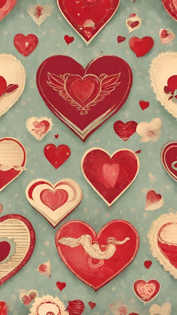 vintage valentine's day wallpaper (1)